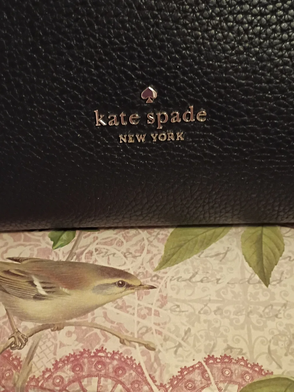 Kate Spade Knot Pebbled Leather Shoulder Bag In Black